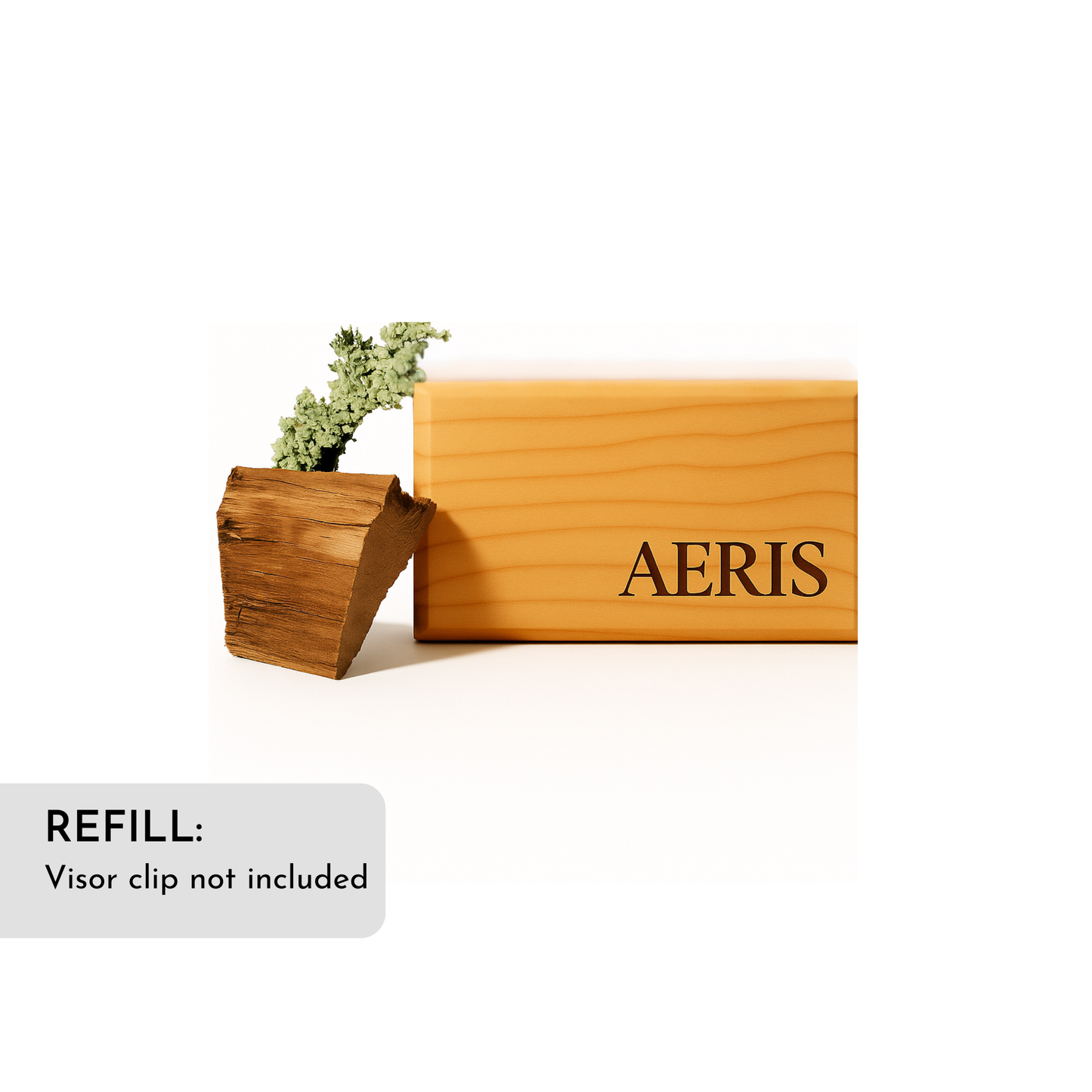 AERIS Wood Car Air Freshener – Scented Wood Chip Refill (Refill Only)