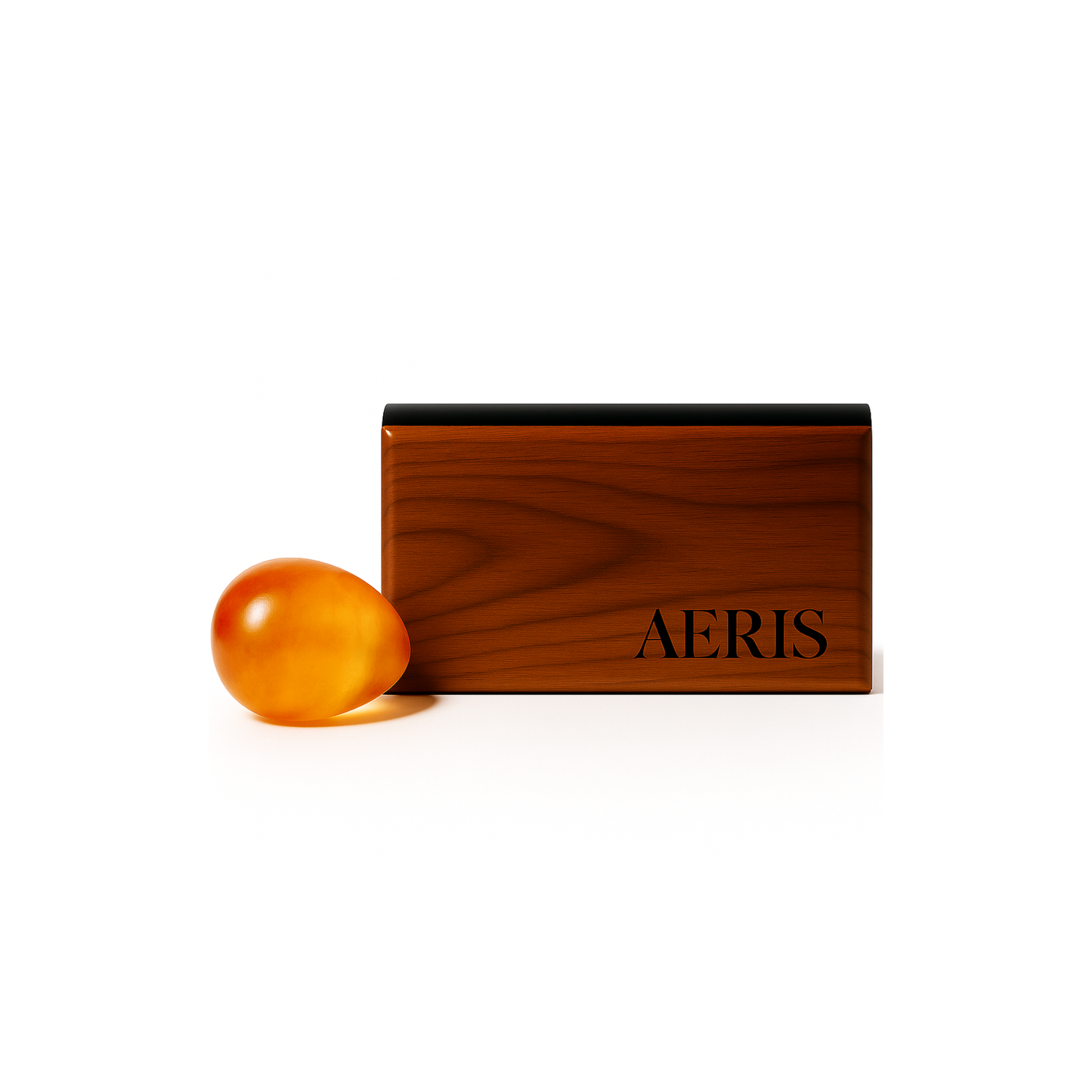 AERIS Wood Car Air Freshener Starter Kit – Metal Clip + Scented Wood Chip