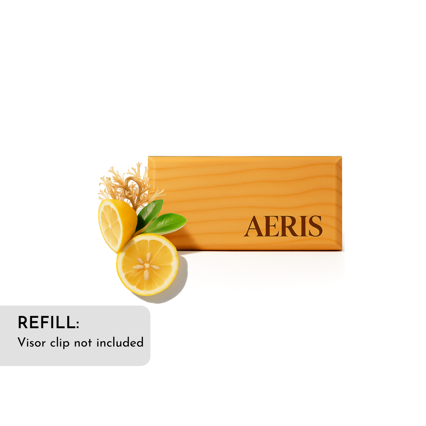 AERIS Wood Car Air Freshener – Scented Wood Chip Refill (Refill Only)