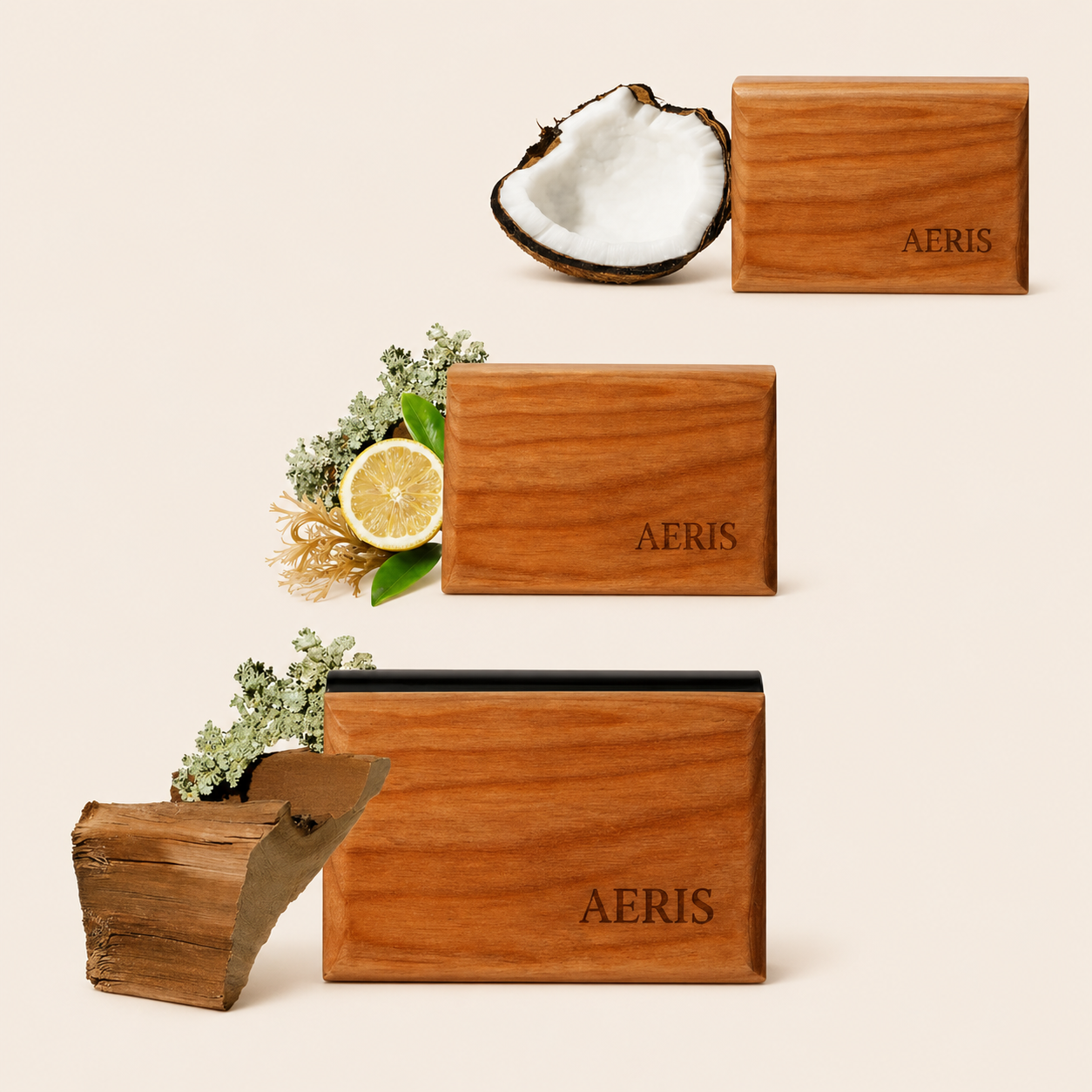Starter Trio Pack – Clip + 3 Scented Wood Chip Refills