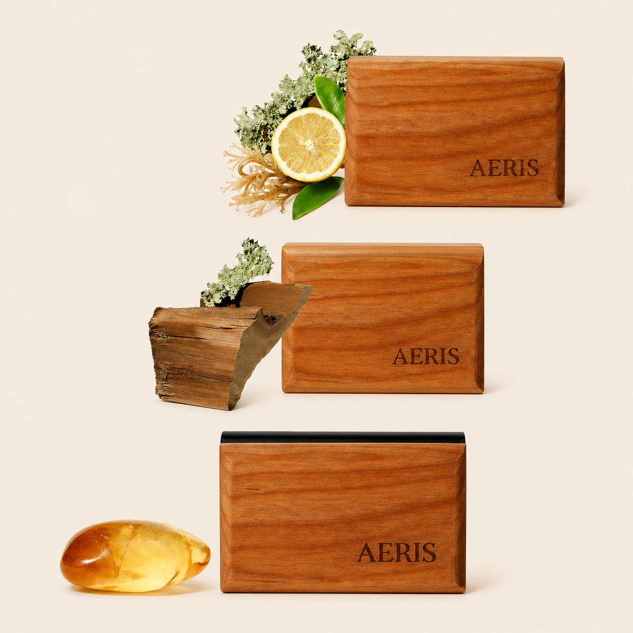 Starter Trio Pack – Clip + 3 Scented Wood Chip Refills